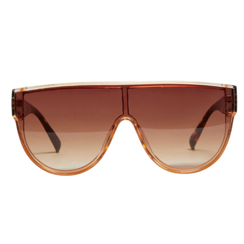 Rounded Shield Sunglasses - Picture 3 of 3
